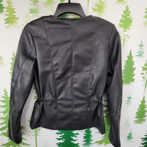 H&M Faux Leather Jacket. - Picture 2 of 8